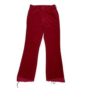 Mother Insider Crop Step Fray in Hopscotch Corduroy Pants Women's 26